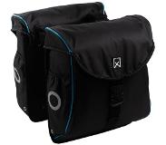 Willex Pyöränlaukku Willex 300 Flexi, 24 L, musta-sininen