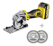 Trotec Akku-Mini-käsipyörösaha PCSS 05-20V + sahanteräsetti 3 TCT