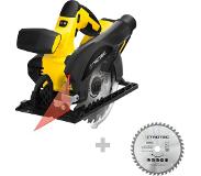 Trotec Akku-käsipyörösaha PCSS 10-20V + pyörösahanteräsetti puulle Ø 150 mm (40 sahahammasta)