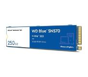 Western Digital Blue SN570 250 Gt, NVMe, PCIe 3.0, M.2 -SSD-levy