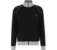 HUGO BOSS Stretch-cotton jacket with piping and logo