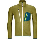 Ortovox - Fleece Grid Jacket - Fleecetakki XXL, oliivinvihreä/oranssi/ruskea
