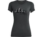 Salewa Lines Graphic Short Sleeve T-shirt Harmaa DE 42 Nainen