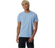 New Balance Heathertech Tee T-shirt Sininen S Mies