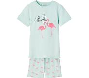 Name it Night Set Flamingo Pyjama Valkoinen 7-8 Years