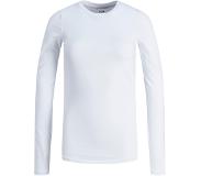 JJXX Emma Stretch Pima Long Sleeve Crew Neck T-shirt Valkoinen L Nainen