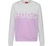 HUGO BOSS Cotton-terry T-shirt with colour-blocking and logo