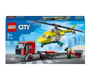 LEGO 60343 City - Pelastushelikopterin kuljetusauto