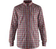 Fjällräven - Övik Shirt L/S - Paita XXL, harmaa/punainen