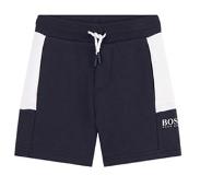 Hugo Boss Kids' cotton-blend shorts with logo print