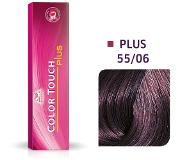 Wella Professionals Sävyt Color Touch Plus No. 55/06 Vaaleanruskea int. Luonnollinen-violetti 60 ml