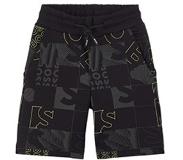 Hugo Boss x AJBXNG Kids' cotton-blend shorts with exclusive all-over print