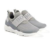 HUGO BOSS Lapsi - Logo Neoprene Sneakers Gray - 40 (UK 7) - Grey