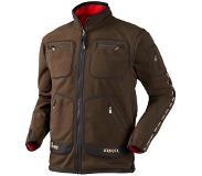 Härkila Kamko Fleece, Brown/Red, XXL, Fleecetakit Miehet