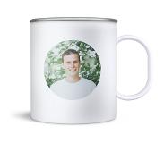 Yoursurprise Vintage-muki kuvalla ja tekstillä - ruostumaton teräs
