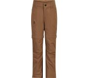 Color Kids - Kid's Pants with Zip Off - Trekkinghousut 164, ruskea