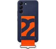 Samsung GALAXY S22 SILICONE COVER STRAP NAVY BLUE