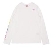 The North Face - Girl's L/S Graphic Tee - Longsleeve XL, harmaa