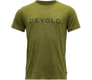 Devold - Logo Tee - Merinovillapaita XXL, oliivinvihreä