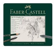 Faber-Castell Lyijykynäsetti Faber-Castell Pitt 112973 Grafiitinharmaa (19 pcs)