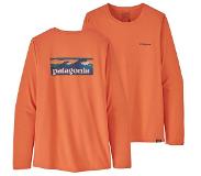 Patagonia - Women's L/S Cap Cool Daily Graphic Shirt - Longsleeve L, oranssi/punainen