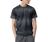 New Balance Printed Accelerate Short Sleeve T-shirt Musta L