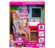 Barbie Sparkle Mask Spa Day Playset Doll & Accessories Monivärinen 3 Years