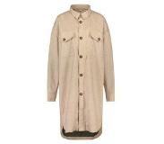 Agu Oversized Rain Long Sleeve Shirt Harmaa XL Nainen