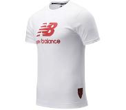 New Balance Athletic Club Bilbao 21/22 Travel Logo Short Sleeve T-shirt Valkoinen S