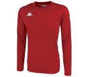Kappa Rovigo Long Sleeve T-shirt Punainen,Valkoinen M Mies