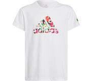 Adidas Ar Marimekko Short Sleeve T-shirt Valkoinen 7-8 Years