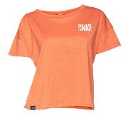 Snap Climbing Crop Hemp Short Sleeve T-shirt Oranssi XS Nainen