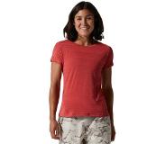 Mountain Hardwear Might Stripe Short Sleeve T-shirt Punainen S Nainen