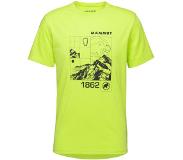 Mammut Core Tiles Short Sleeve T-shirt Keltainen M Mies