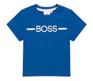 Hugo Boss Kids' T-shirt in cotton with stripe and logo
