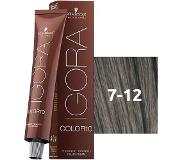 Schwarzkopf Hiusväri Schwarzkopf Professional Igora Color 10, 60 ml, 7-12.