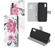 Tyyliluuri Samsung Galaxy XCover 5 violetit kukat suojakotelo