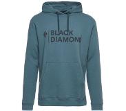 Black Diamond Stacked Logo Hoodie Sininen S Mies