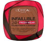 L'Oréal Infaillible 24H Fresh Wear Powder Foundation, 375 Deep Amber