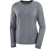 Salomon Essential Long Sleeve T-shirt Harmaa L Nainen