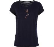 Pally'Hi - Women's T-Shirt Fleur Peur - Merinovillapaita XS, sininen