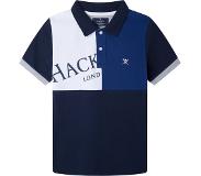 Hackett Abstract Panels Short Sleeve Polo Sininen 3 Years Tyttö