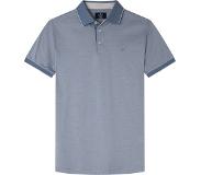 Hackett Fil A Fil Stripe Short Sleeve Polo Sininen M Mies