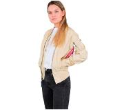 Alpha industries Ma-1 Tt Jacket Beige XS Nainen