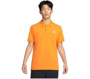 Nike Sportswear Short Sleeve Polo Oranssi S / Regular Mies