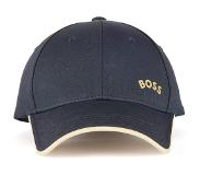 Hugo Boss Cotton-twill cap with contrast logo and tipping