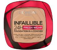 L'Oréal Infaillible 24H Fresh Wear Powder Foundation, 140 Golden Beige