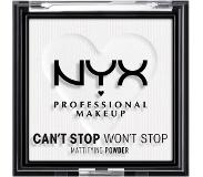 NYX Can't Stop Won't Stop Mattifying Powder, Bright Translucent 11
