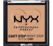 NYX Can't Stop Won't Stop Mattifying Powder, Tan 6