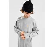 Carhartt WIP Chase Pitkähihainen T-paita grey heather / gold Koko XXL